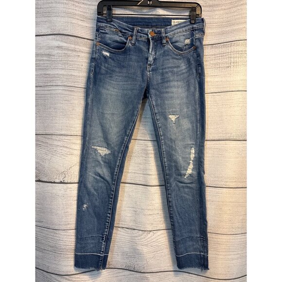 Blank NYC Intro Distressed Skinny Jeans Size 26 - Picture 1 of 4